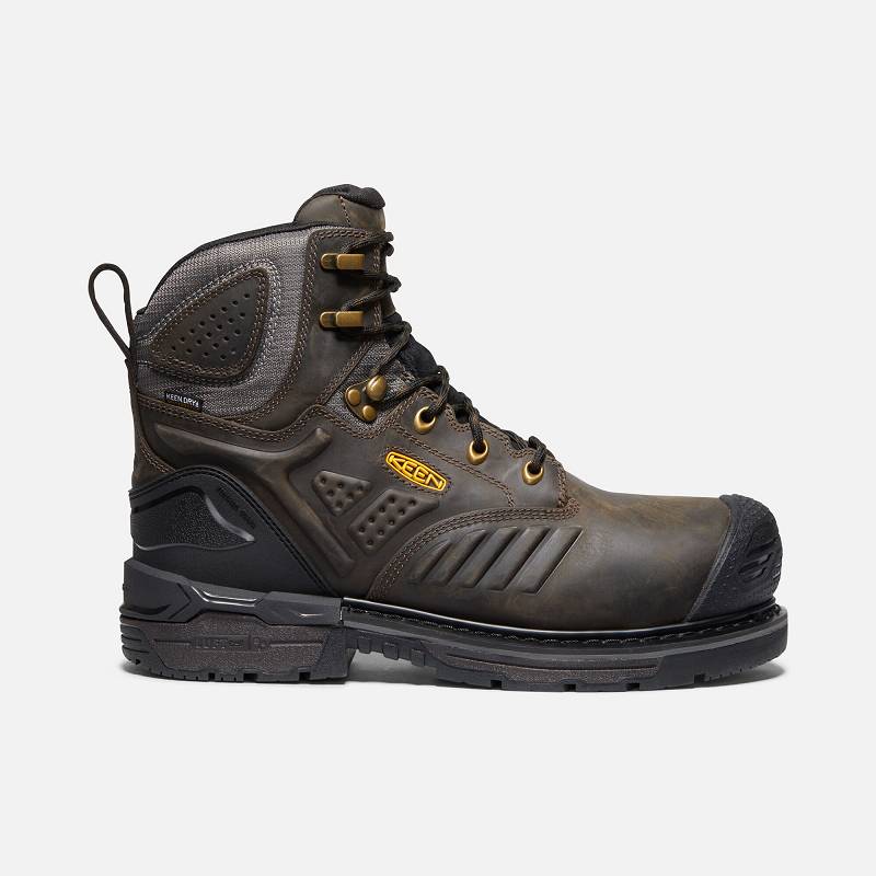 Keen Philadelphia Insulated Waterproof 6" Carbon-Fiber Toe Arbeitsschuhe Herren DE-53742 Cascade Bro